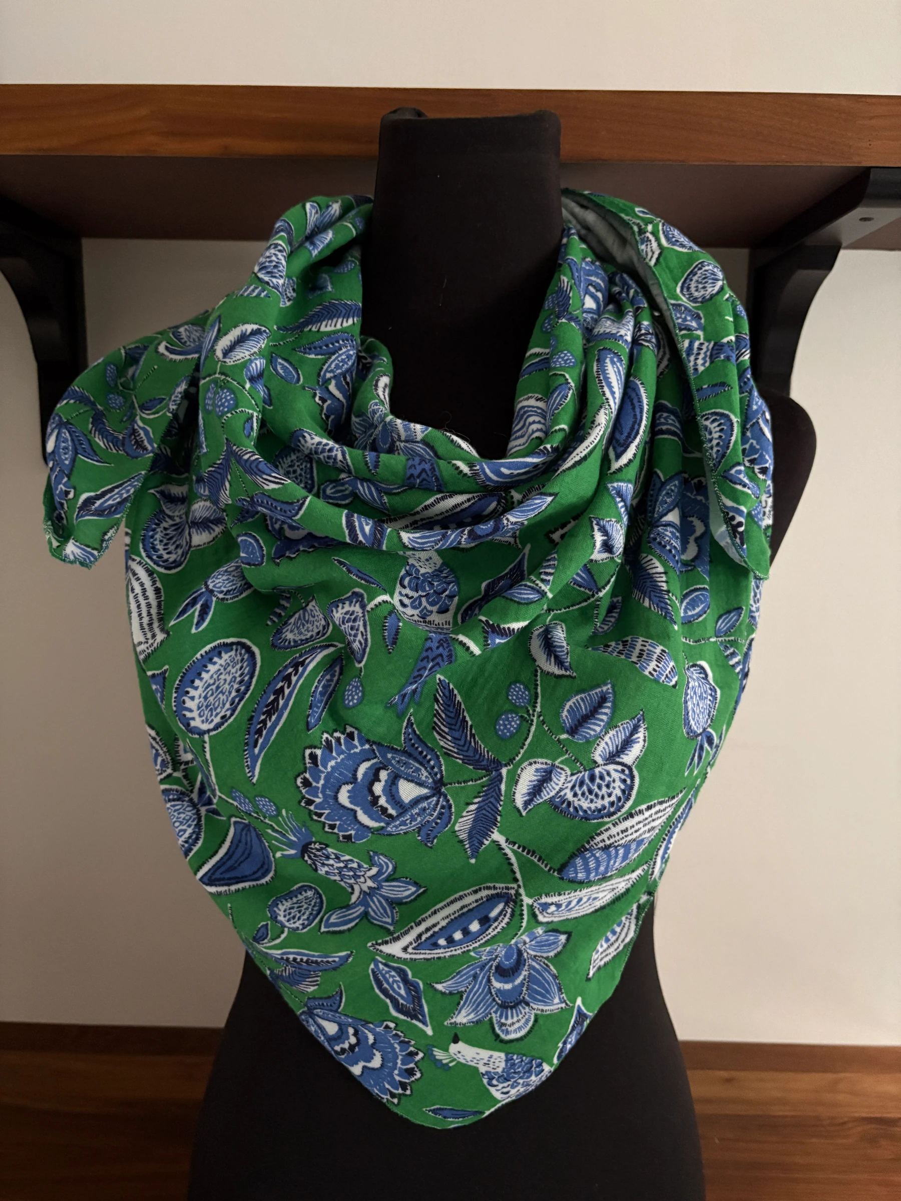 Foulard/chèche en gaze de coton
